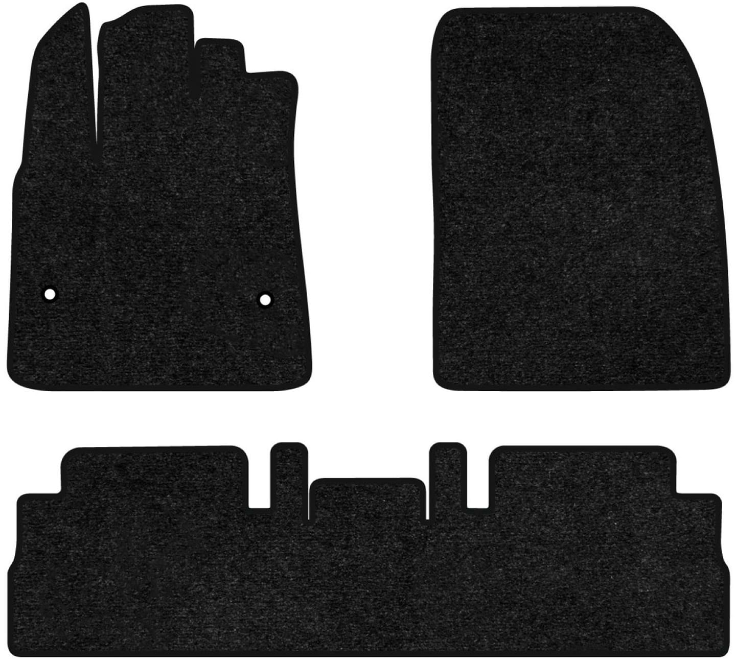 Коврики ворсовые в салон авто EVAtech Standard для Citroen Berlingo (K9) without armrest 2018 3 поколение Minivan EU черный кант CN43767Z3AV2VEB