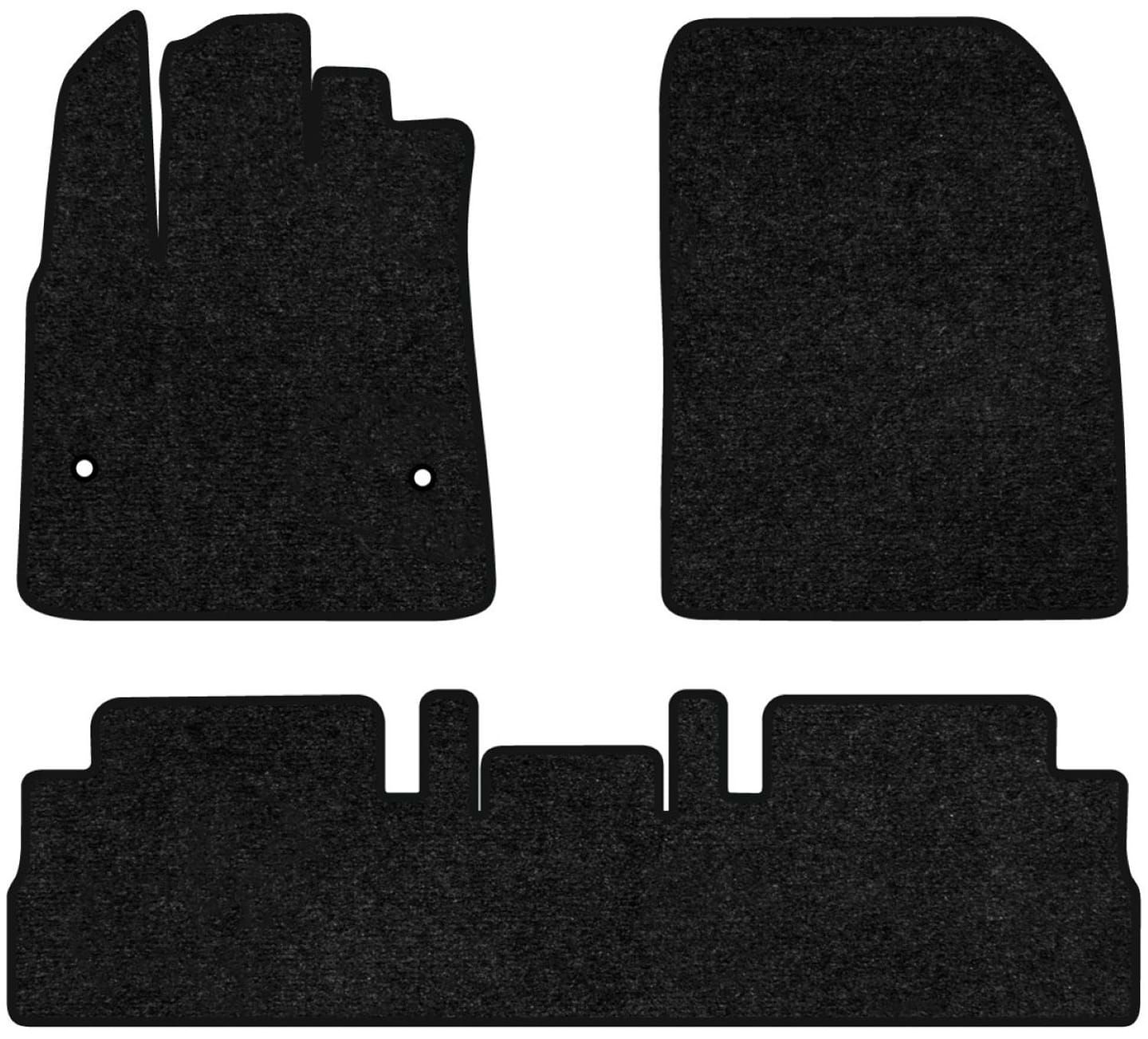 Коврики ворсовые в салон авто EVAtech Standard для Citroen Berlingo (K9) XL without armrest 2018 3 поколение Minivan EU черный кант CN43768Z3AV2VEB