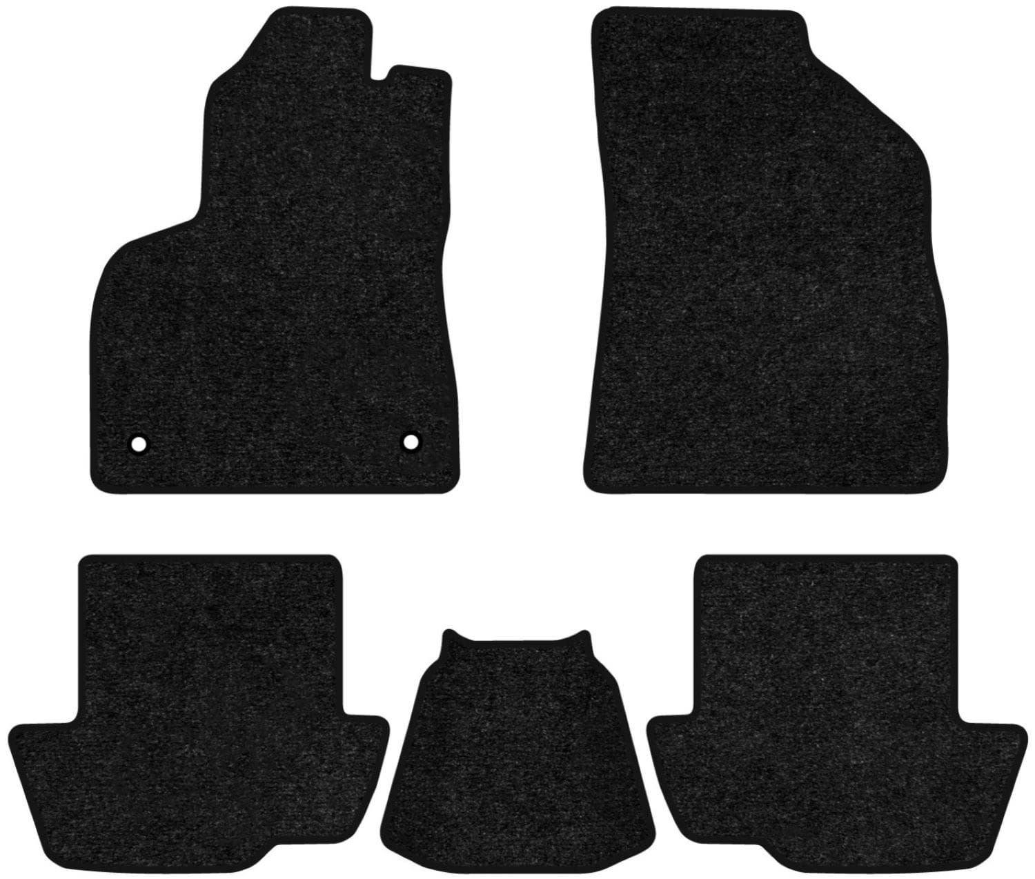 Коврики ворсовые в салон авто EVAtech Standard для Citroen DS5 2011-2015 1 поколение Htb EU черный кант CN43836CG5AV2VEB