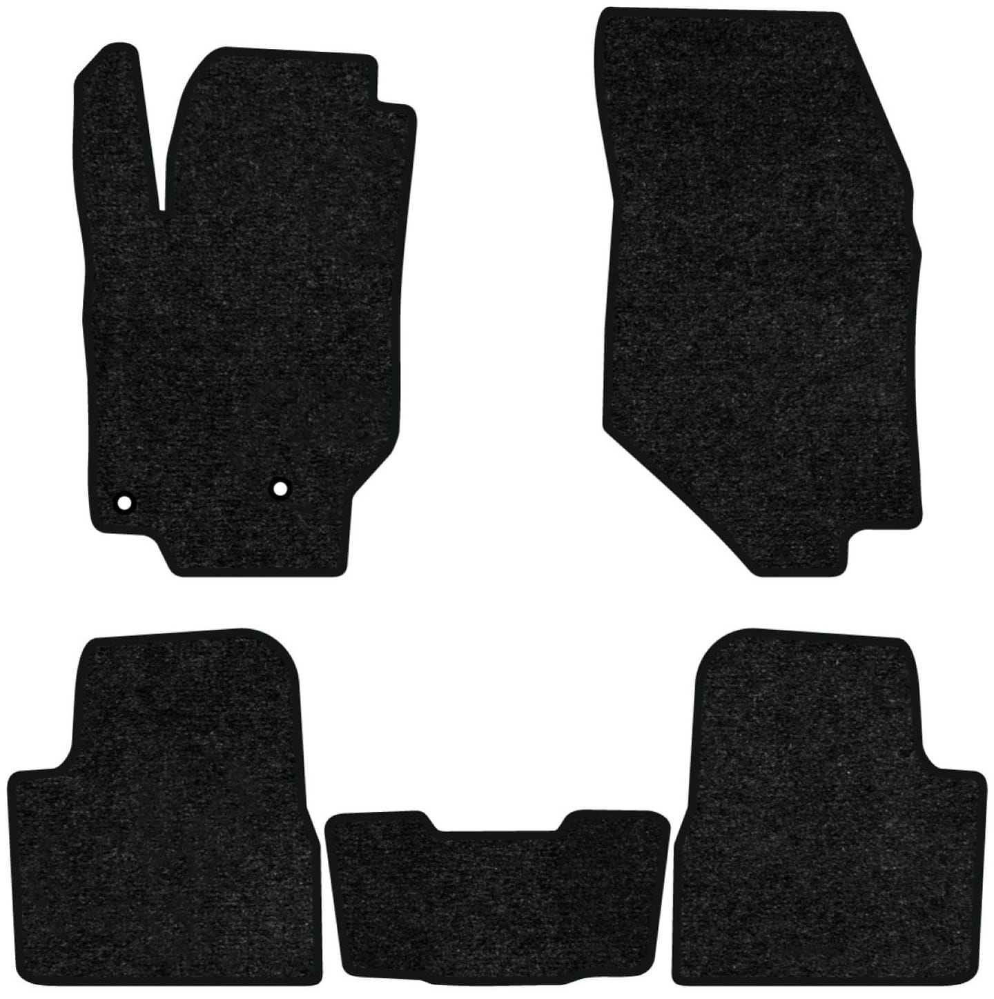 Коврики ворсовые в салон авто EVAtech Standard для Citroen C4X 2020 3 поколение SUV EU черный кант CN44394C5AV2VEB