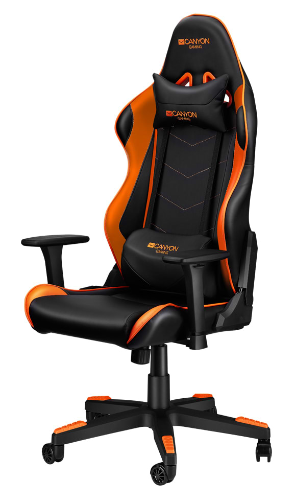 Кресло для геймеров Canyon Deimos CND-SGCH4 Black-Orange - Фото 1