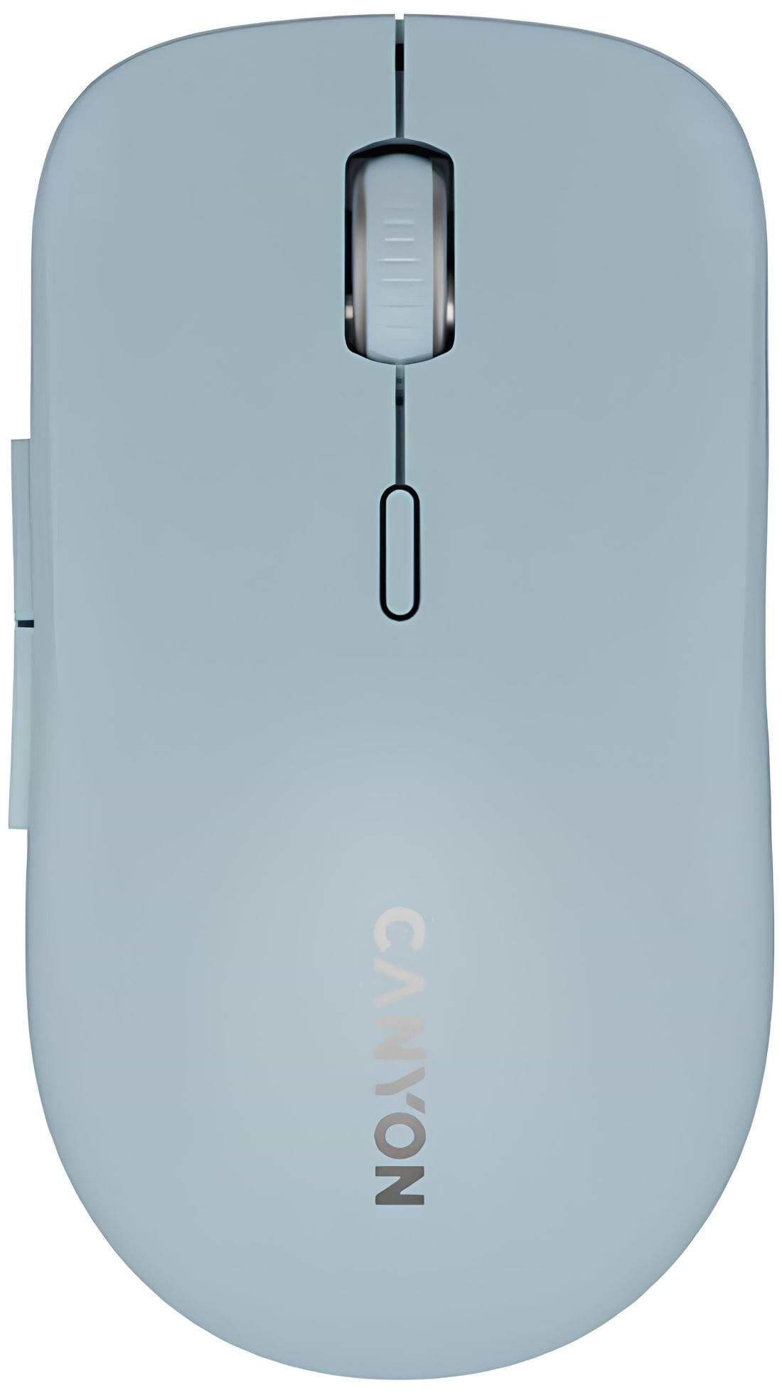 Мышь беспроводная Canyon MW-12 Silent Dual band Blue (CNS-CMSW12BL) - Фото 1
