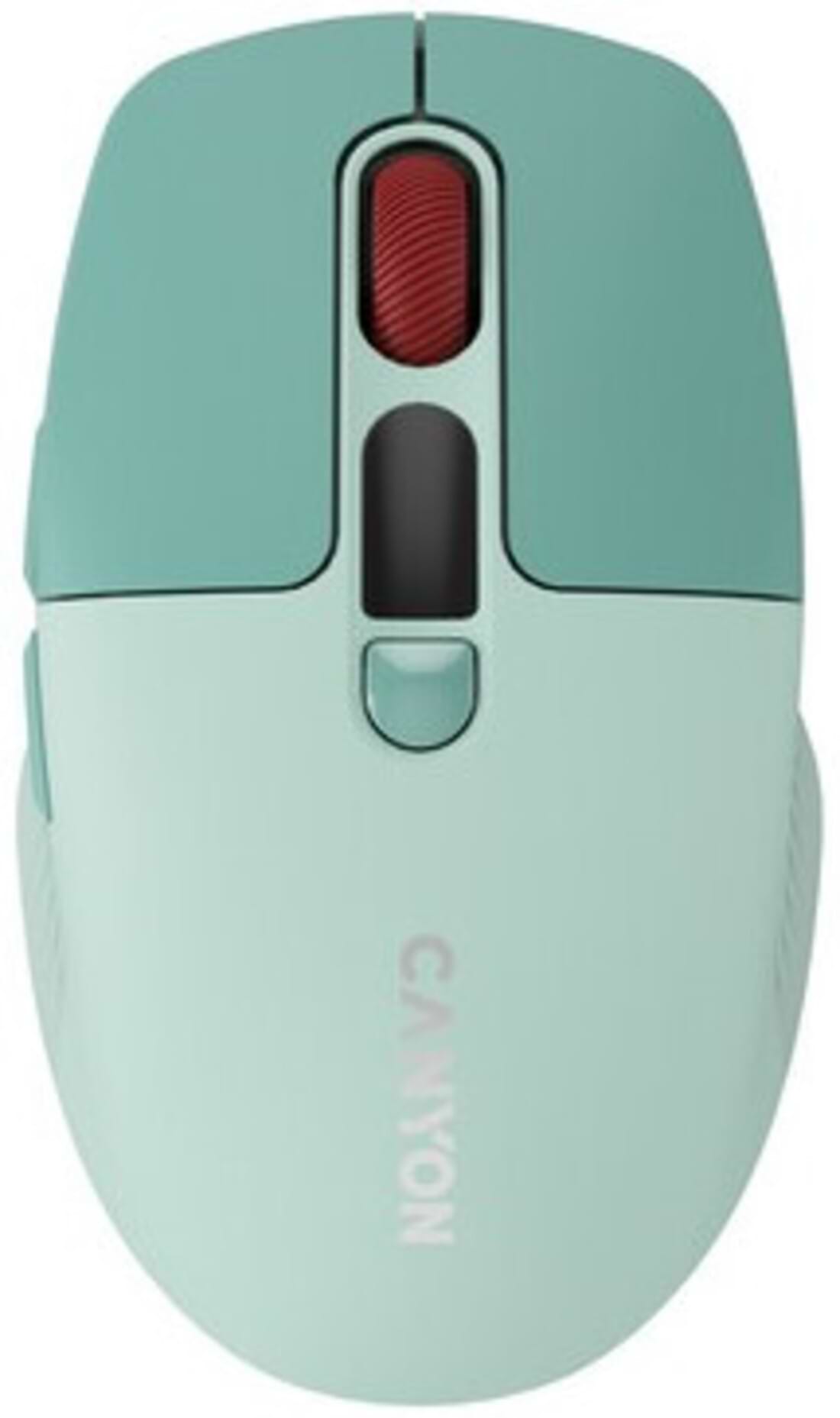 Мышь беспроводная Canyon MW-26 LCD Silent Dual mode Green (CNS-CMSW26GR) - Фото 1