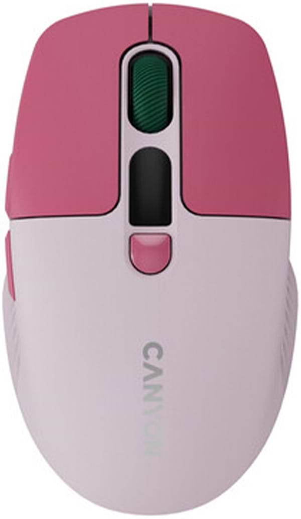 Фото - Мышь беспроводная Canyon MW-26 LCD Silent Dual mode Pink (CNS-CMSW26P) Фото - Мышь беспроводная Canyon MW-26 LCD Silent Dual mode Pink (CNS-CMSW26P)