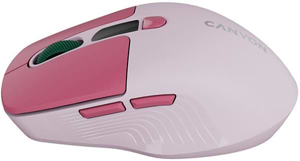 Фото - Мышь беспроводная Canyon MW-26 LCD Silent Dual mode Pink (CNS-CMSW26P)