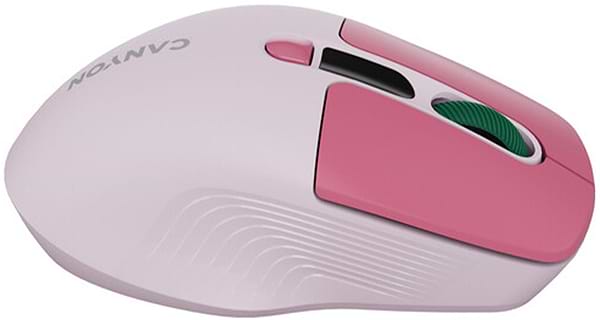 Фото - Мышь беспроводная Canyon MW-26 LCD Silent Dual mode Pink (CNS-CMSW26P)