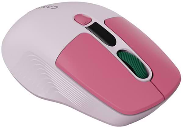 Фото - Мышь беспроводная Canyon MW-26 LCD Silent Dual mode Pink (CNS-CMSW26P)