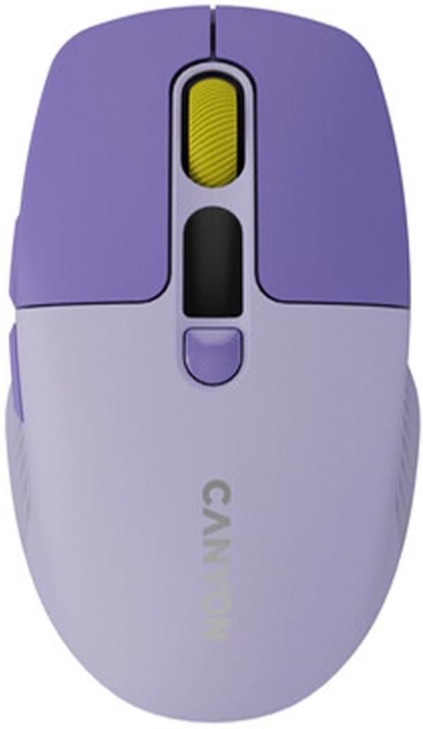 Фото - Уцінка - Миша бездротова Canyon MW-26 LCD Silent Dual mode Violet (CNS-CMSW26V)