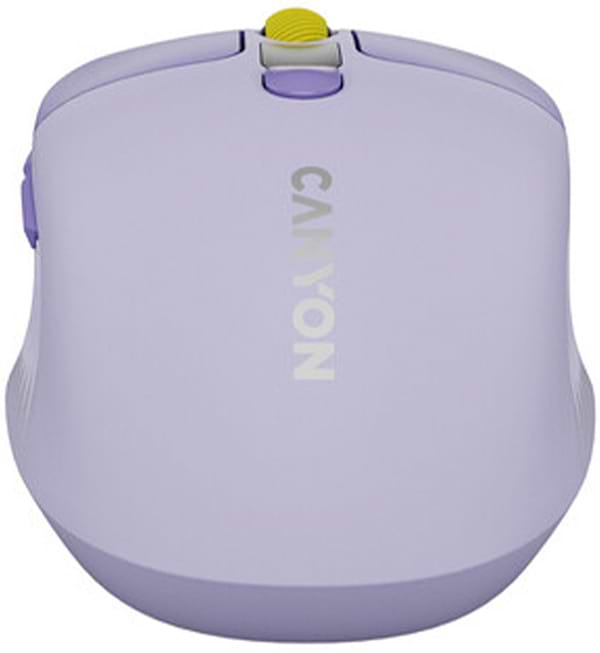 Фото - Уцінка - Миша бездротова Canyon MW-26 LCD Silent Dual mode Violet (CNS-CMSW26V)
