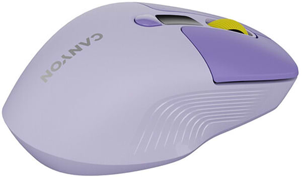 Фото - Уцінка - Миша бездротова Canyon MW-26 LCD Silent Dual mode Violet (CNS-CMSW26V)