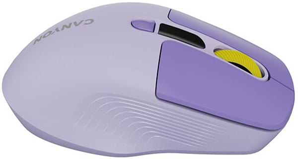 Фото - Уцінка - Миша бездротова Canyon MW-26 LCD Silent Dual mode Violet (CNS-CMSW26V)