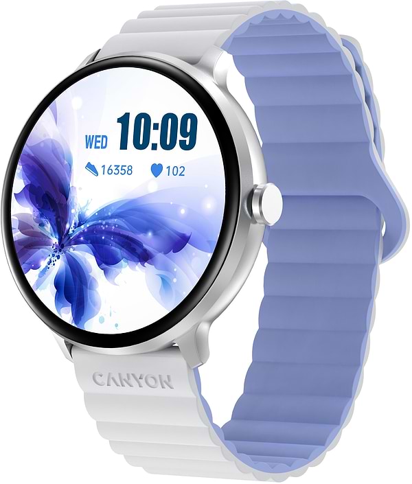 Фото - Уценка - Смарт-часы Canyon Jacky SW-69 White Blue (CNS-SW69WB)