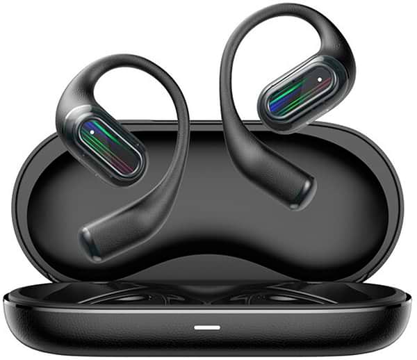 Фото - Наушники вкладыши беспроводные TWS Canyon OnFlow 12 OWS ENC Black (CNS-TWS12BK)