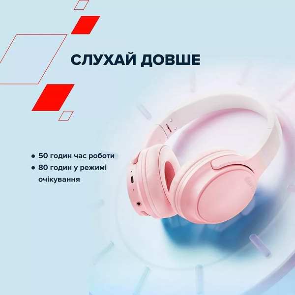 Фото - Навушники накладні бездротові Canyon OnRiff 4 Bluetooth White (CNS-CBTHS4W)