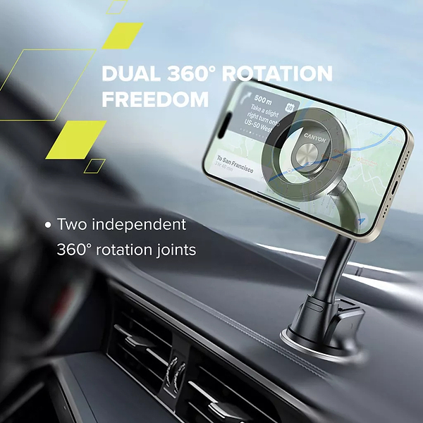 Фото - Автодержатель Canyon OnGrip 12 Black (CNS-CCHM12)