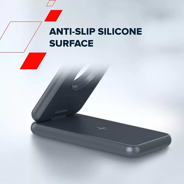 Фото - Беспроводное зарядное устройство Canyon OnCharge 309 15W 3in1 Metal (CNS-WCS309M)