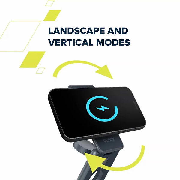 Фото - Беспроводное зарядное устройство Canyon OnCharge 309 15W 3in1 Metal (CNS-WCS309M)