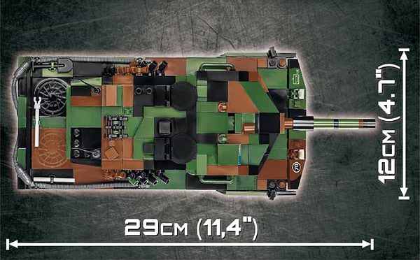 Фото - Пластиковий конструктор Cobi Танк Леопард 2 945  деталей (COBI-2620)