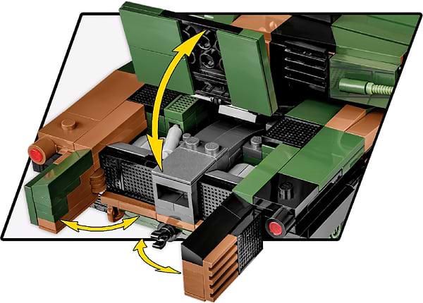 Фото - Пластиковый конструктор Cobi Танк M1A2 SEP v3 Абрамс 1017 деталей (COBI-2623)