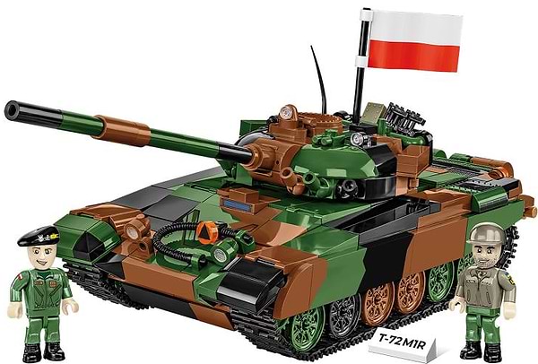 Фото - Пластиковый конструктор Cobi Танк Т-72 M1R (UA/PL) 724 деталей (COBI-2624)