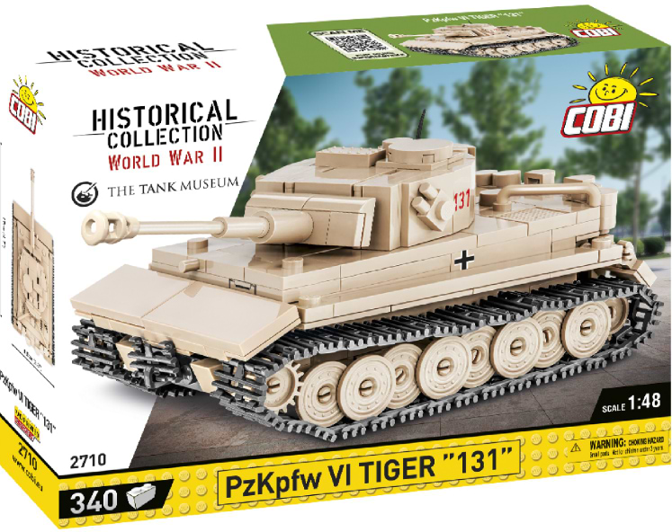 Пластиковый конструктор Cobi Вторая Мировая Война Танк Тигр 131 340 деталей (COBI-2710) - Фото 1