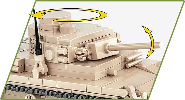 Фото - Пластиковий конструктор Cobi Друга Світова Війна Танк Panzer III 292 деталей (COBI-2712)