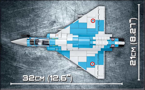 Фото - Пластиковый конструктор Cobi Самолет Mirage 2000-5 400 деталей (COBI-5801)