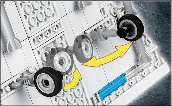 Фото - Пластиковый конструктор Cobi Самолет Mirage 2000-5 400 деталей (COBI-5801)