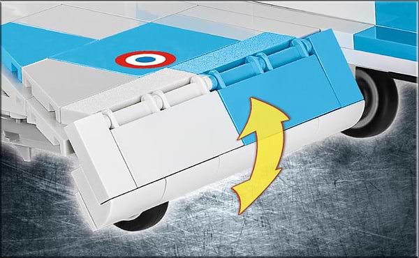 Фото - Пластиковый конструктор Cobi Самолет Mirage 2000-5 400 деталей (COBI-5801)