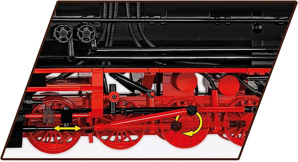 Фото - Пластиковий конструктор Cobi Локомотив DR BR Class 52 Ексклюзивний набір 1:35 2623 деталей (COBI-6280)