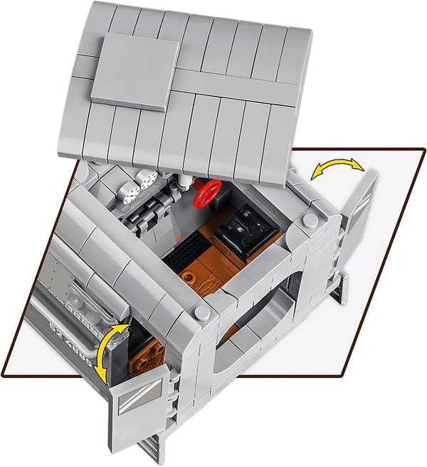 Фото - Пластиковий конструктор Cobi Локомотив Kriegslokomotive Class 52 1:35 2476 деталей (COBI-6281)