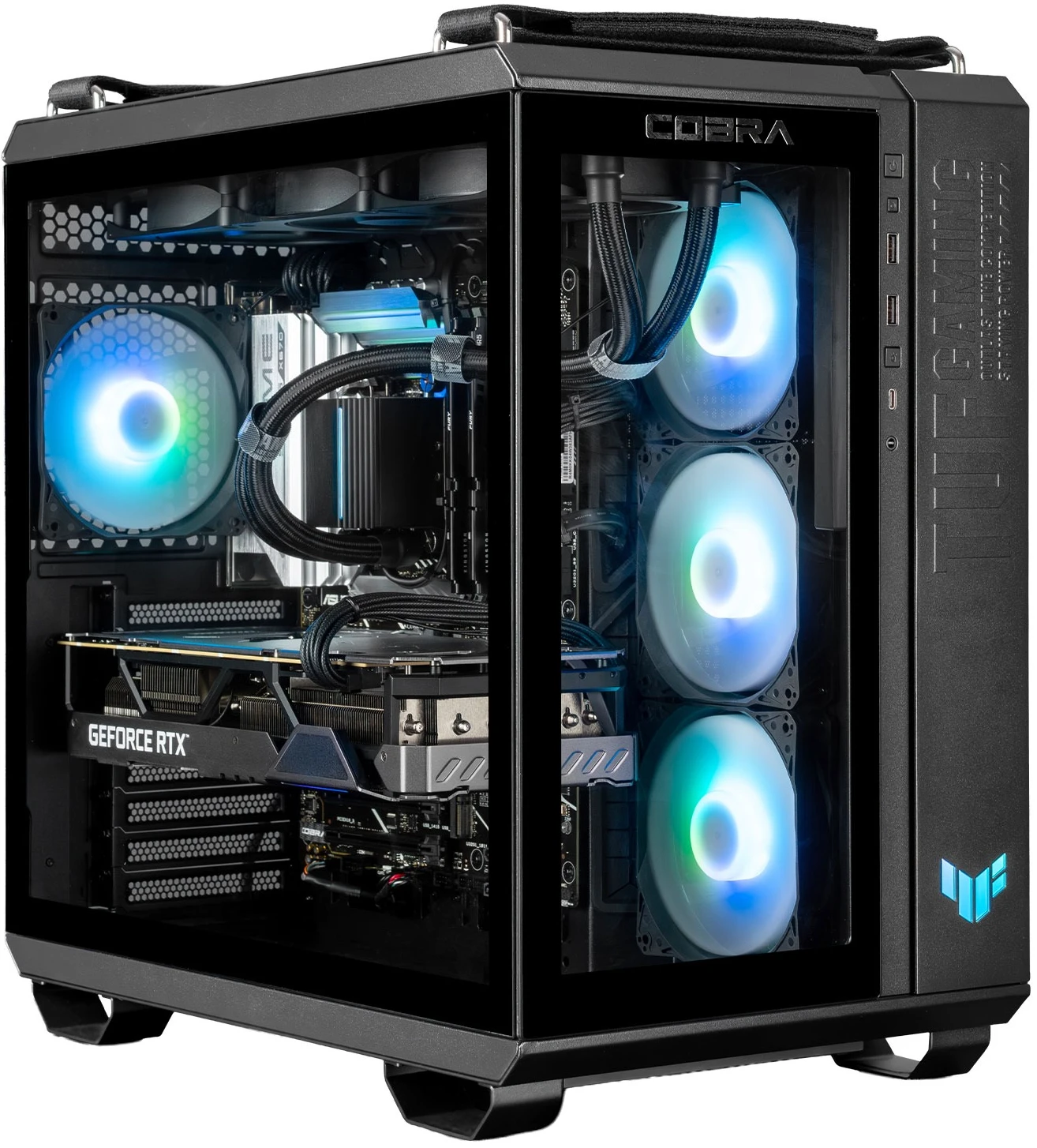 Системный блок Cobra Apex RTX 5080 / Ryzen 9 9900X3D / RAM 64GB / SSD 2TB / Win 11 (R9A23731)