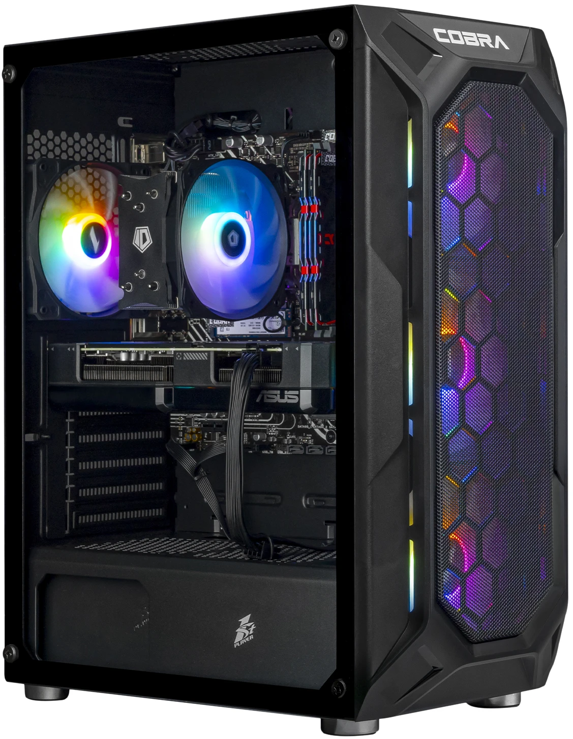 Системный блок Cobra Go RTX 5050 / Core i5 14400F / RAM 32GB / SSD 500GB / Win 11 (I5G23536)