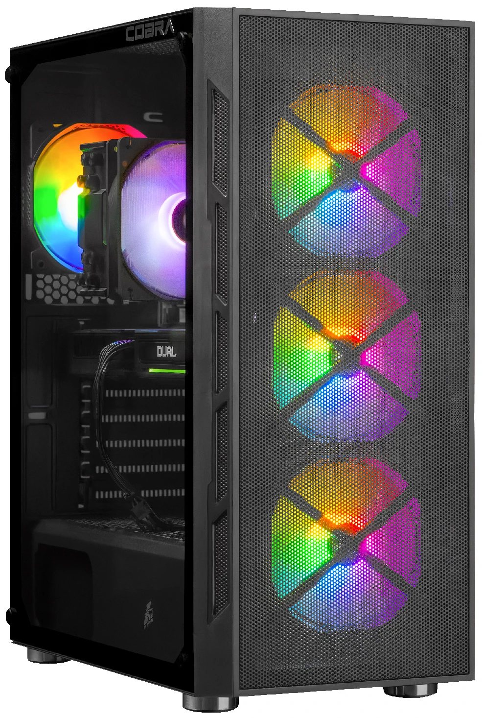 Системный блок Cobra Go RX 9060 XT / Ryzen 5 5600X / RAM 32GB / SSD 1TB (R5G23611)