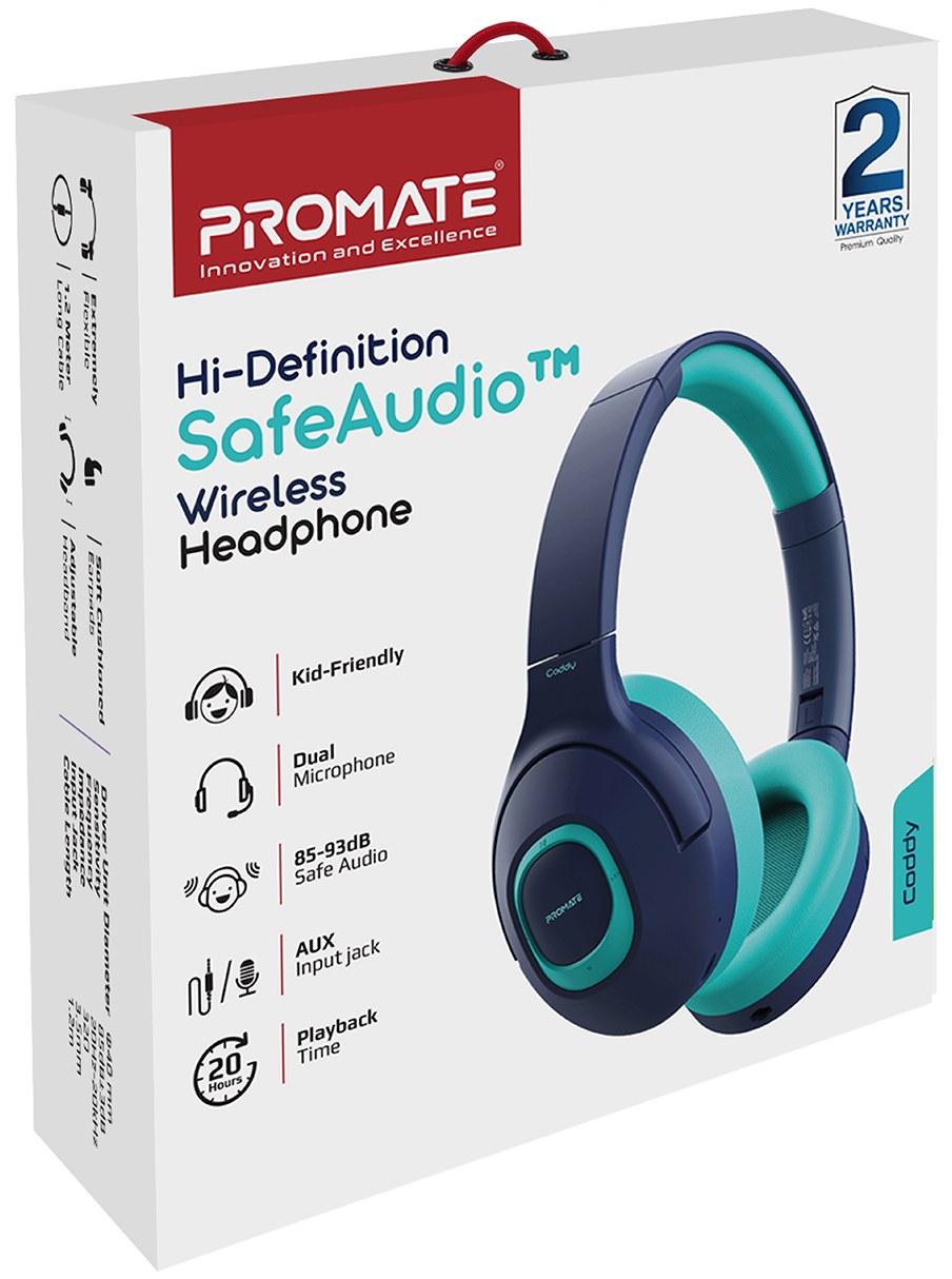 Фото - Наушники накладные беспроводные Promate Coddy.Aqua