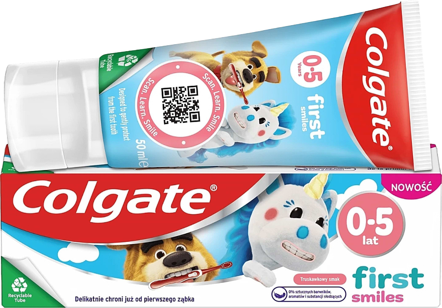 Зубна паста Colgate Дитяча 0-5 років 50 мл - Фото 1