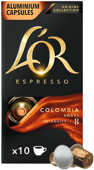 Кава у капсулах L`OR Espresso Colombia 10 шт. - Фото 1
