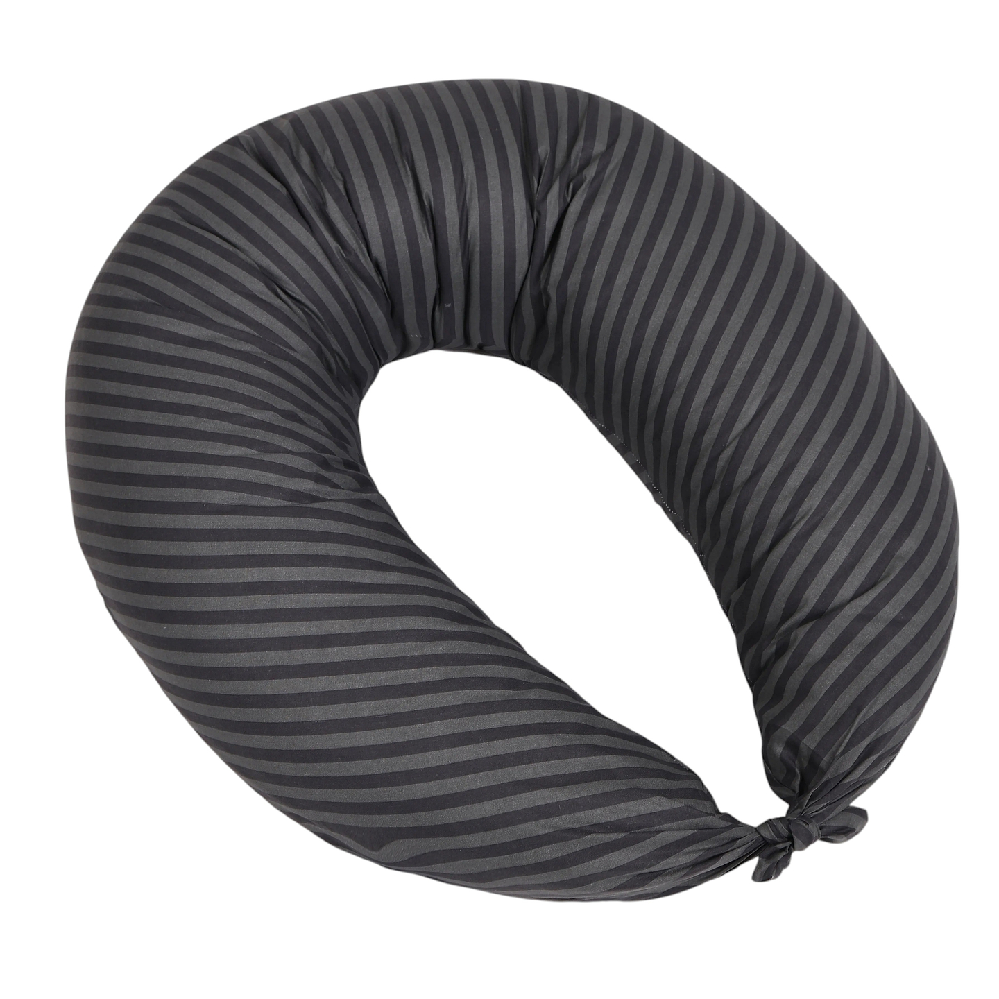 Подушка для годування MirSon №5017 Color Line 17-0611 Stripe Black 30х170 (2200010969771)