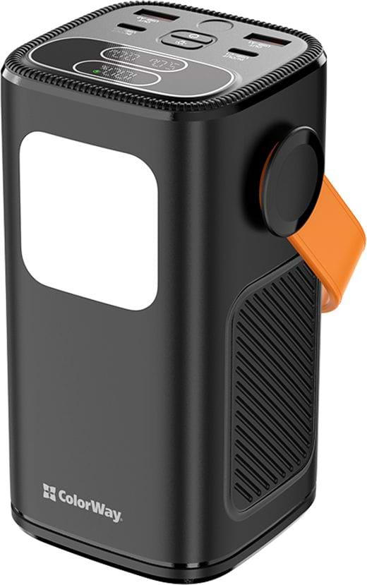 Батарея мобільна Colorway 40 000 mAh NightWork USB QC4.0 + USB-C PD65W Black (CW-PB400LP06BK)