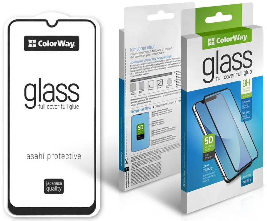 Защитное стекло для смартфона Colorway 9H FC glue Xiaomi 17T black (CW-GSFGX17T-BK)