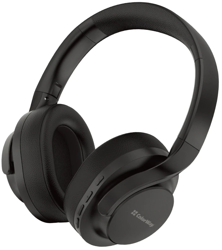 Навушники повнорозмірні бездротові Colorway AERO ANC Black (CW-HBT02BK)