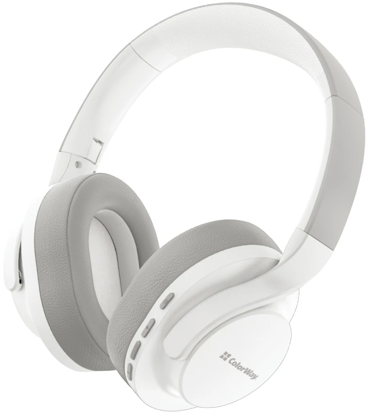 Навушники повнорозмірні бездротові Colorway AERO ANC White (CW-HBT02WT)