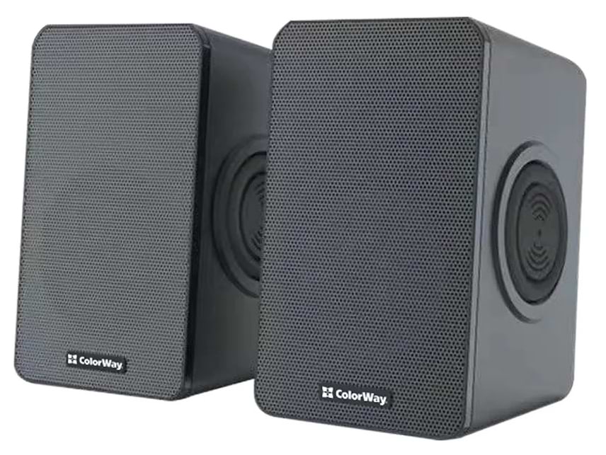 Компьютерная акустика обычная 2.0 Colorway BaseSound 2.0 USB Black (CW-SPU03BK)