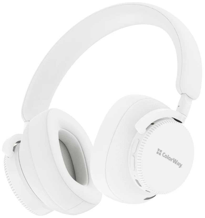 Навушники повнорозмірні бездротові Colorway PRIME White (CW-HBT01WT)
