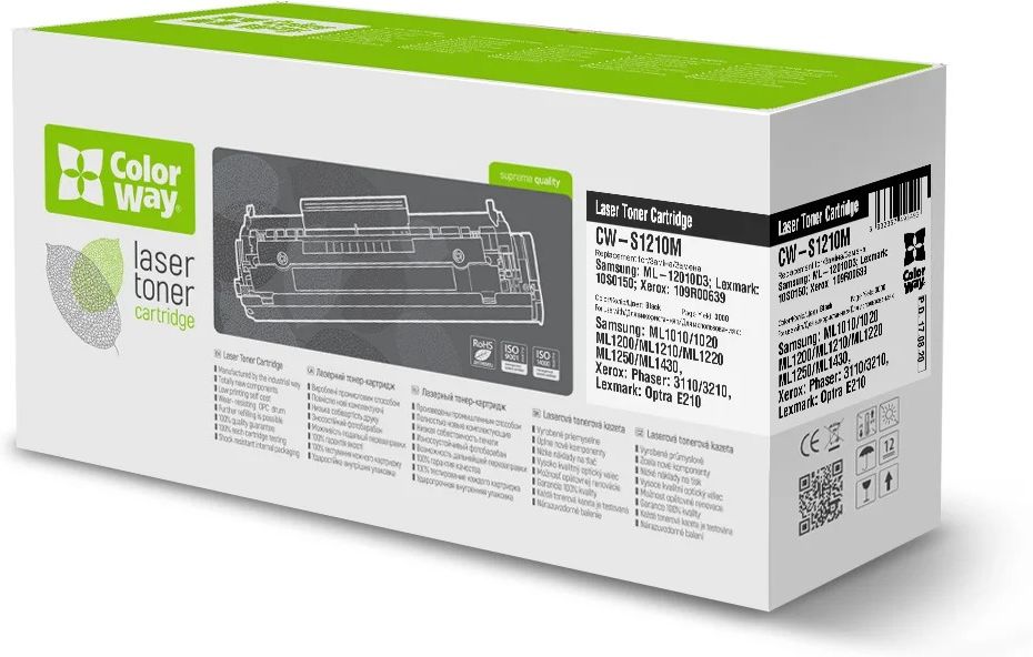 Картридж для лазерных принтеров/МФУ Colorway Samsung ML-1210D3/XEROX 3110/3210 (CW-S1210M)