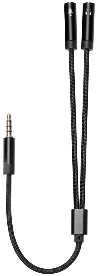 Переходник Colorway 3.5мм AM в 3.5 мм 2 AF 28 см (CW-AD-J2FJ)