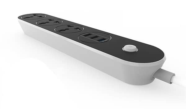 Фото - Мережевий фільтр Colorway 3 розетки/3USB Black 1.8M