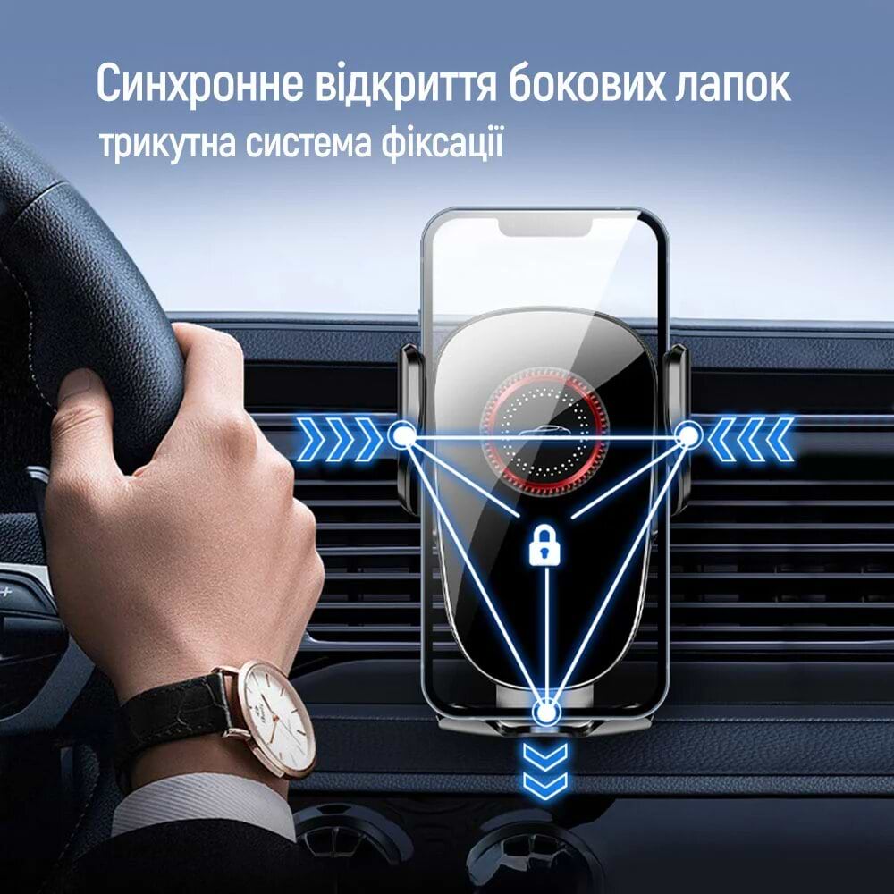 Фото - Автотримач Colorway ClampSnap Holder Black (CW-CHMH19-BK)