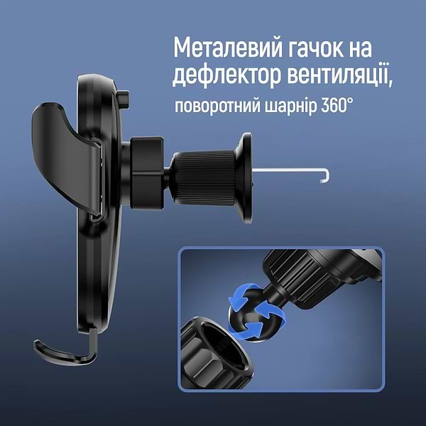 Фото - Автотримач Colorway ClampSnap Holder Black (CW-CHMH19-BK)