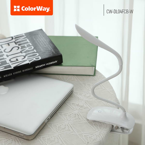 Фото - Уцінка - Настільна лампа Colorway CW-DL04FCB-W #